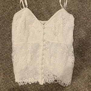 abercrombie and fitch floral tank